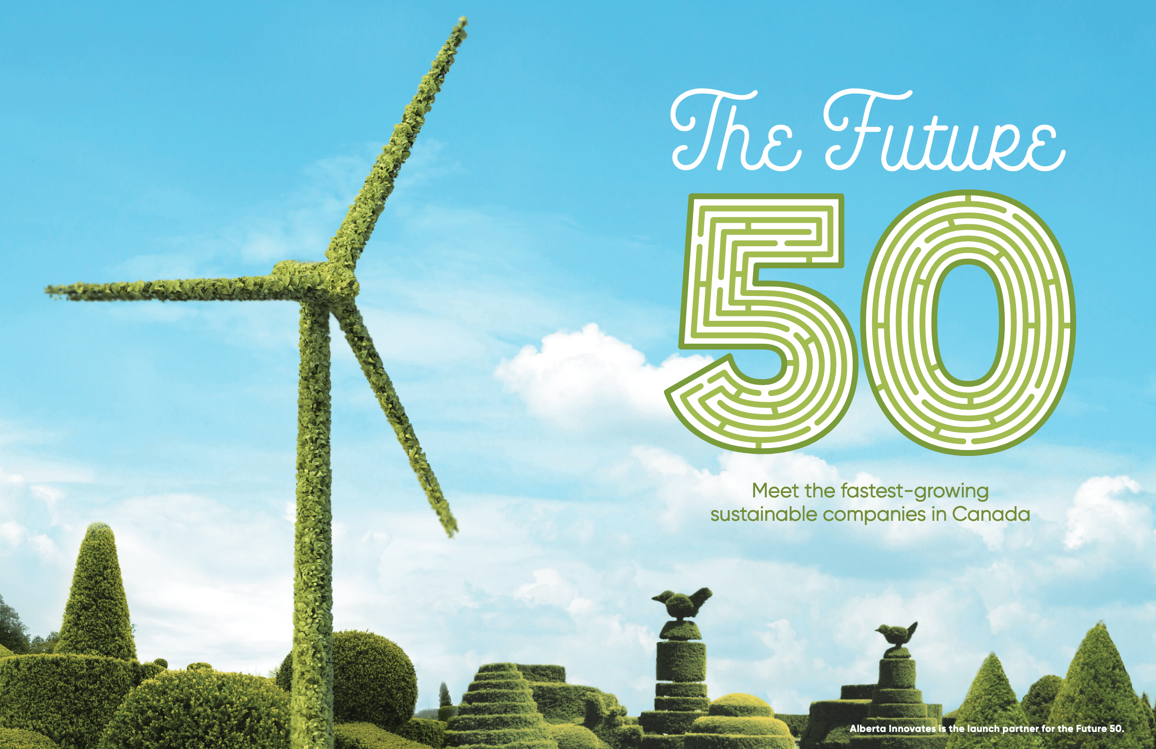Future 50 fastest growing green companies in Canada - topiary windmill